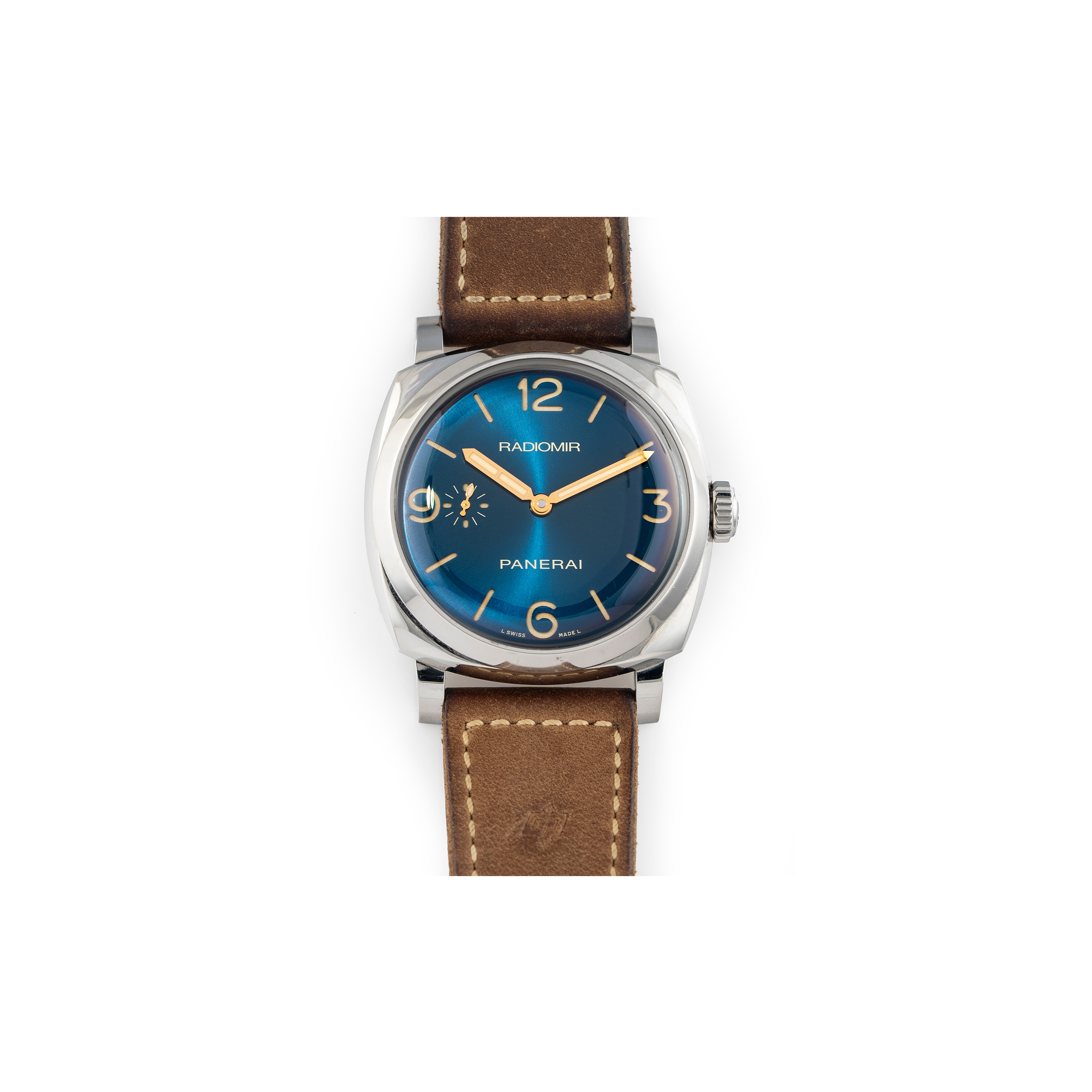 Pa*e*ai radiomir 1940 blue dial watch pam00690